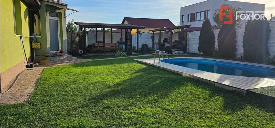 Casa individuala 4 camere, Sacalaz - Garaj, piscina exterioara