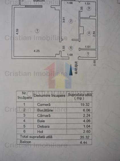Ap 1 cam zona Buzaului Conf 1 decomandat SPATIOS Totul Nou!!!
