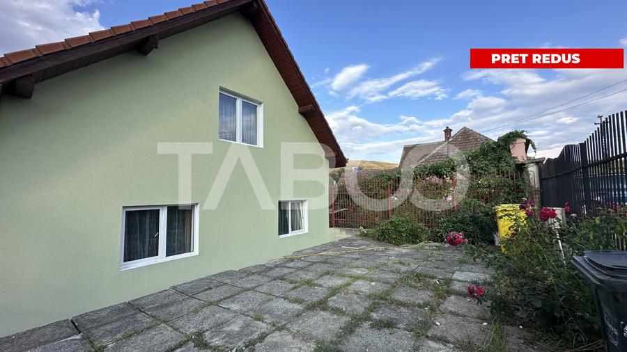 Casa 4 camere individuala cu intrare de la 2 strazi Poplaca Sibiu