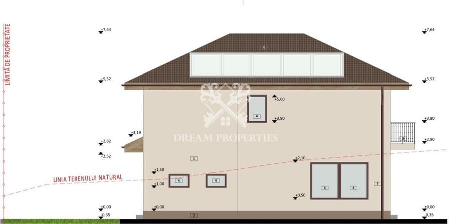 Casa individuala de vanzare, 4 camere, 3 bai, teren 450 mp, Sannicoara