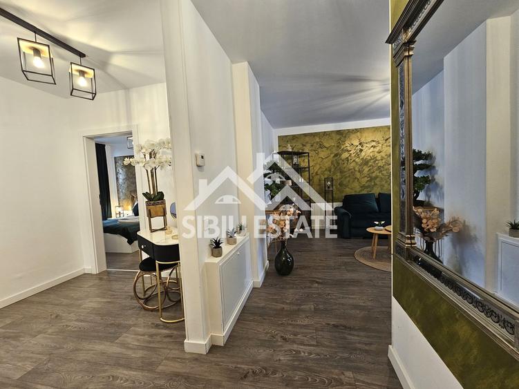 Apartament 3 camere, 2 bai Sibiu, dotat complet