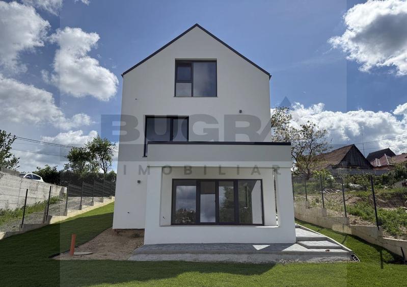 Casa individuala, 160 mp+ 873 mp teren, parcare, zona Feleacu
