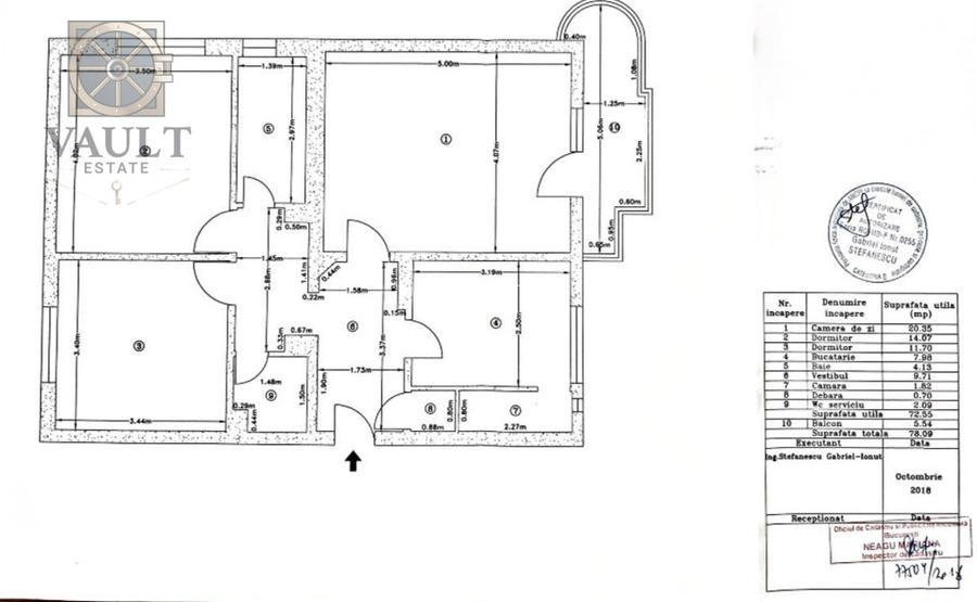 Apartament 3 camere - Decomandat - Unirii-Nerva Traian - 1