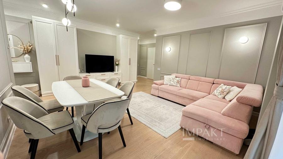 Apartament lux cu 3 camere 75mp cu grădină proprie in Bună Ziua