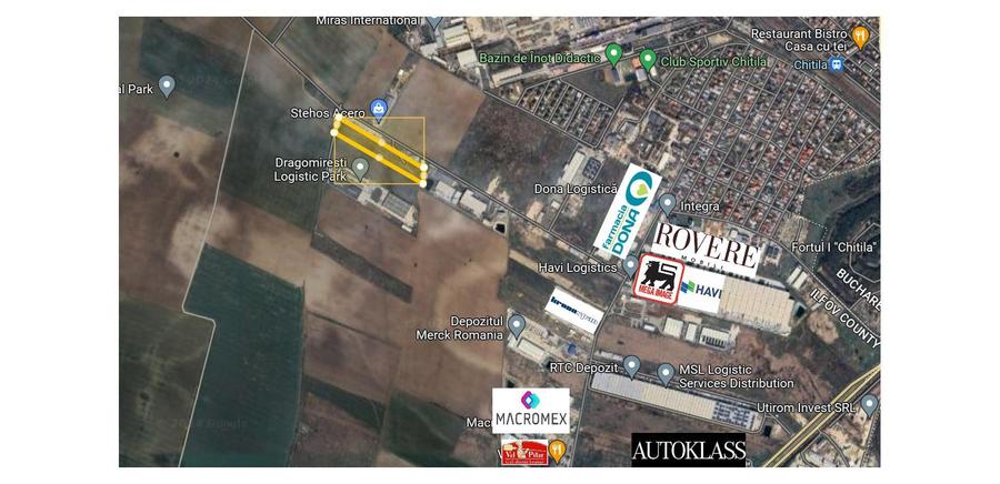 Teren Industrial | Centura București | Rudeni | Chitila |