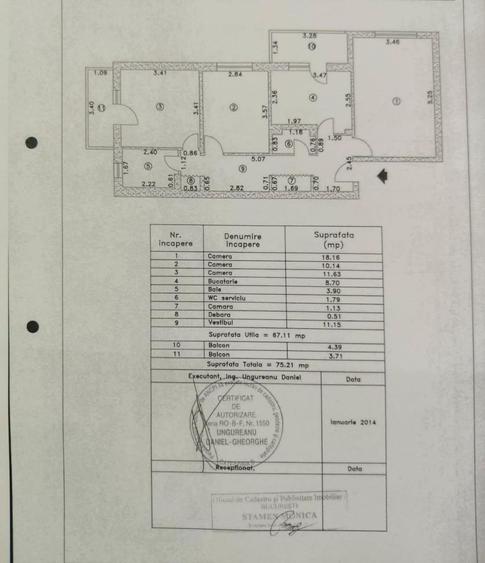 Apartament de Vanzare 3 camere Crangasi