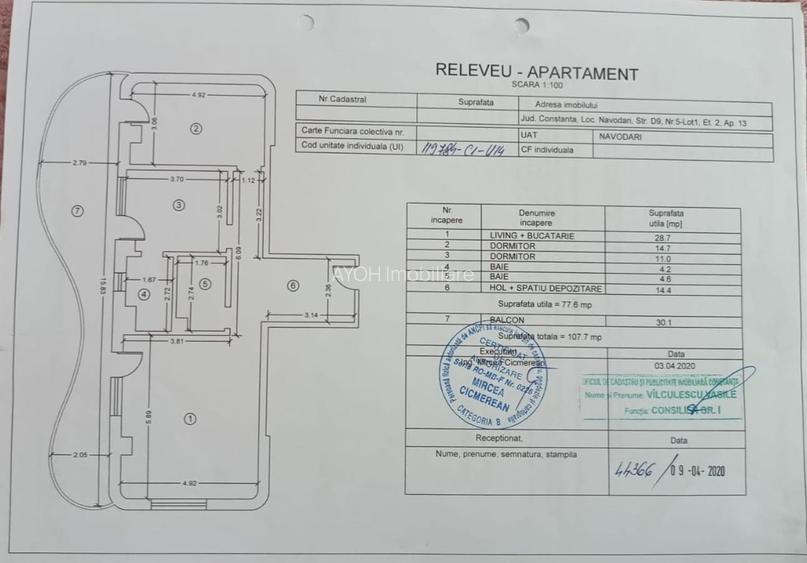 MAMAIA NORD  APARTAMENT 3 CAMERE BLOC NOU PRET 186.000 EURO - 10