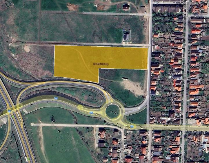 De vanzare teren cu PUZ, destinatie retail, Arad Sud (langa Lidl)