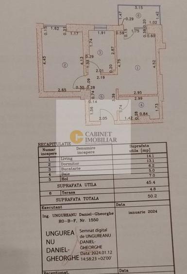 2 Camere | Decomandat | Credit | 2024 | Novum Residence