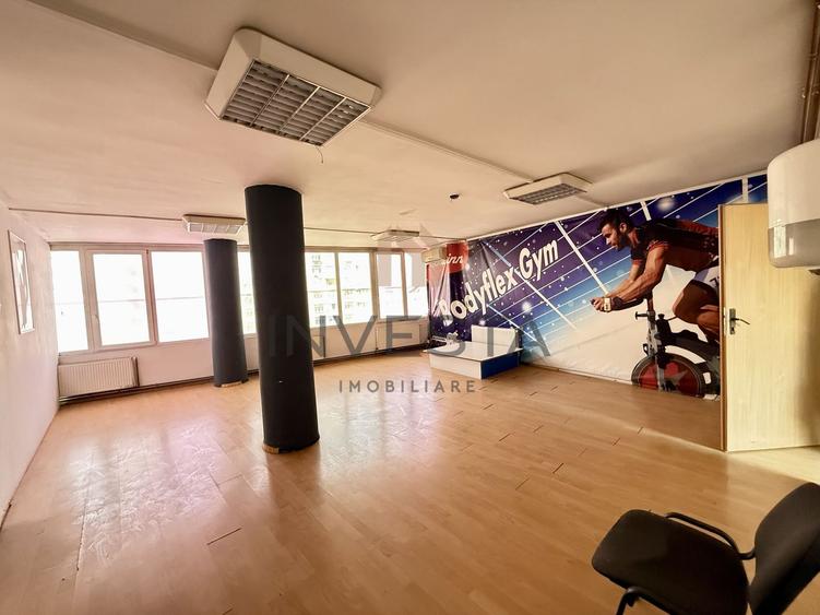 Spatiu pe 2 niveluri – 160 mp, trafic intens, zona 21 Decembrie