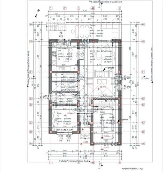 Casa cu teren 561 mp, predare la alb, in Cisnadie