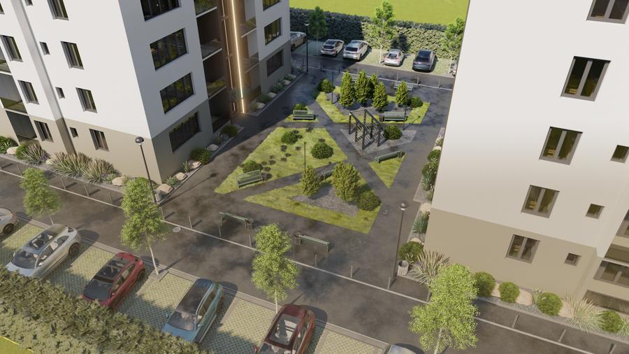 Penthouse modern cu 4 camere si terasa de 77 mp de vanzare
