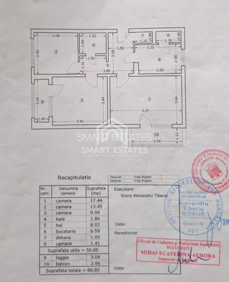 3 Camere-Decomandat-Berceni-BD. Brancoveanu-Etj. 1/4-Centrala-Parcare - 15