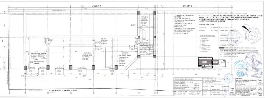 Spatiu D+P+1+M - 17 camere - 793mp - teren 532 mp - Eroii Revolutiei - 27