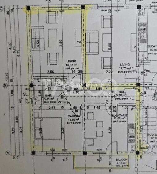 Comision 0 Apartament 2 camere de vanzare 50mp balcon Arhitectilor - 1