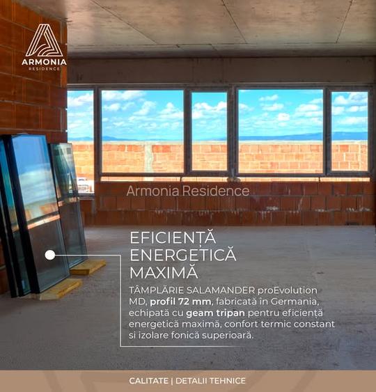 APARTAMENT 3 CAMERE ARMONIA-RESIDENCE | CORESI TRACTORUL  | BLOC 2 - 14