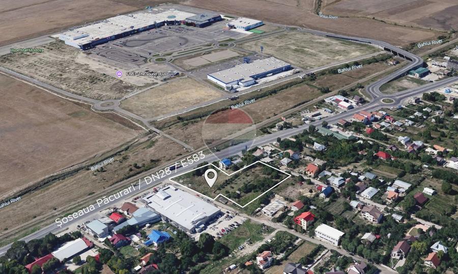 Teren intravilan de vanzare 5.630mp Iasi / DN 28 / E583, Valea Lupului