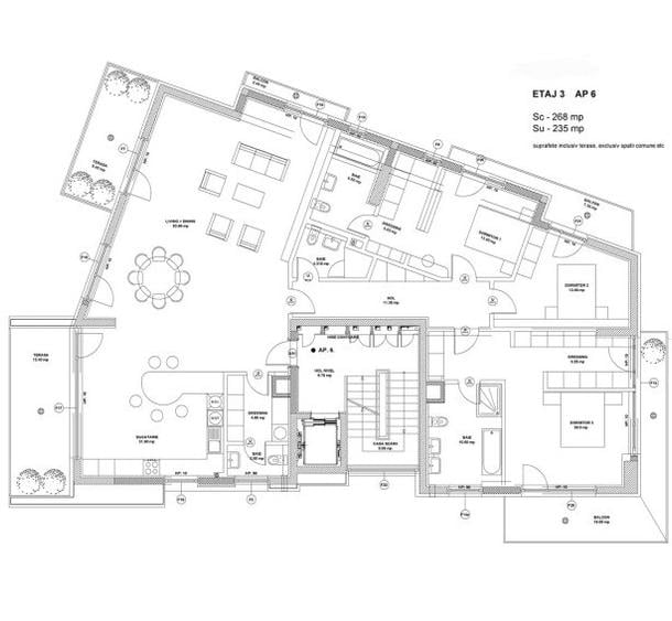 Apartament 4 camere