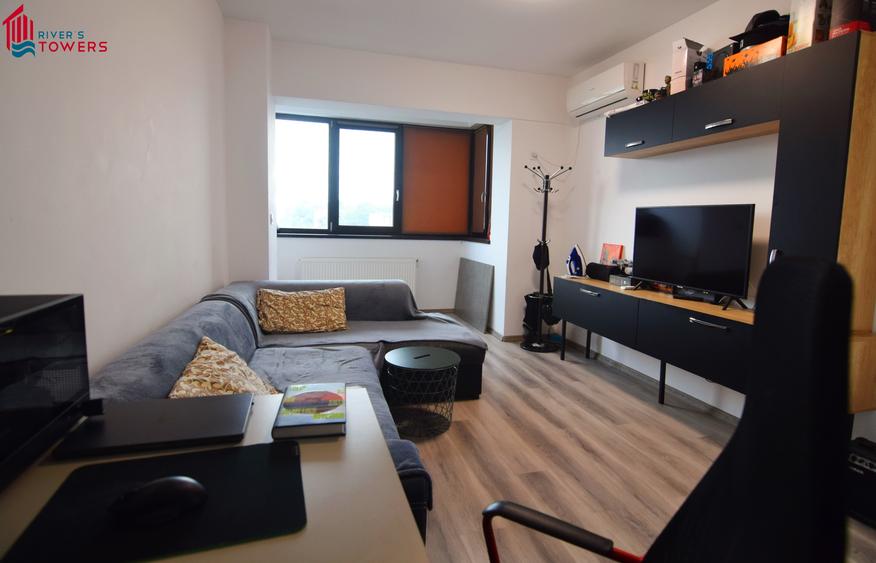 River,s Towers, apartament cu 2CD camere model cu 2 bai, 57mp utili + balcon