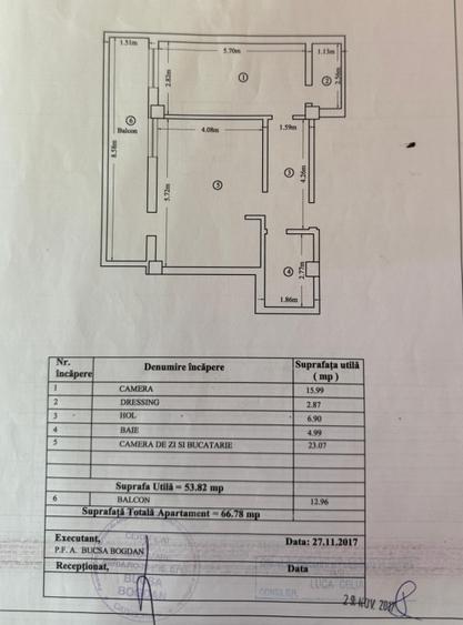 2 camere decomandat- Rediu Casablanca- 67 mp + boxa 3 mp - 87000 euro