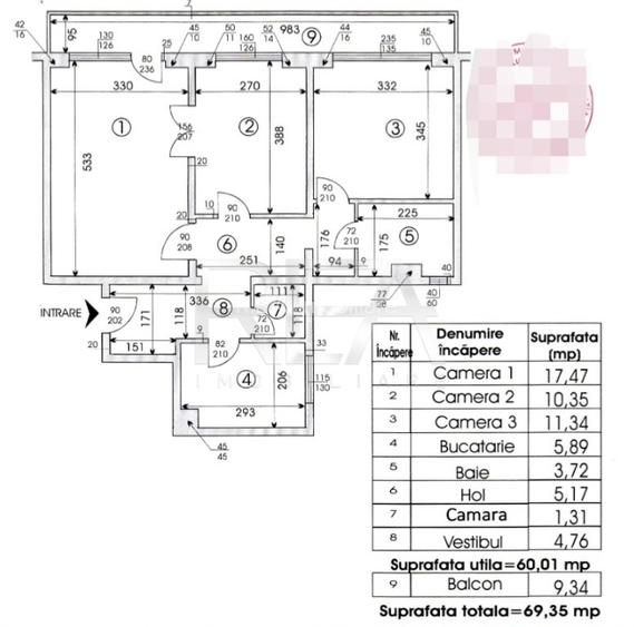 3 camere decomandat, 5/10, 70mp-Drumul Taberei - 16