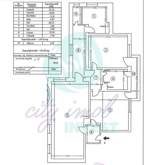 Eleganță interbelică autentică | 127 mp | Piața Sfântul Ștefan
