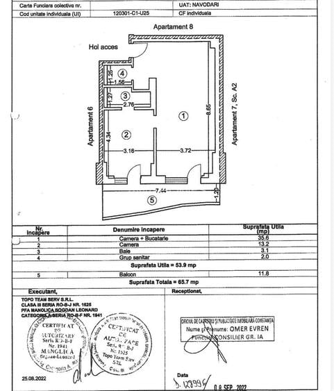 Apartament 2 camere de vanzare Casa del Mar - 3