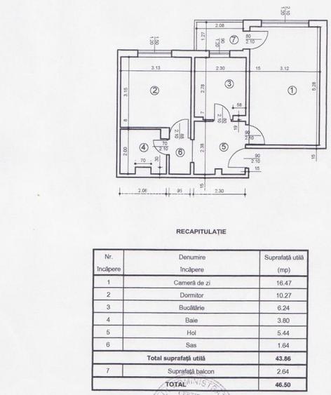 Apartament cu 2 camere decomandat în Alexandru cel Bun - 12
