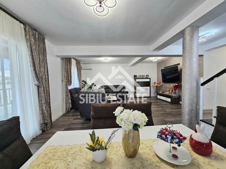 Casa 5 camere Sibiu complet dotata, imobil ca nou