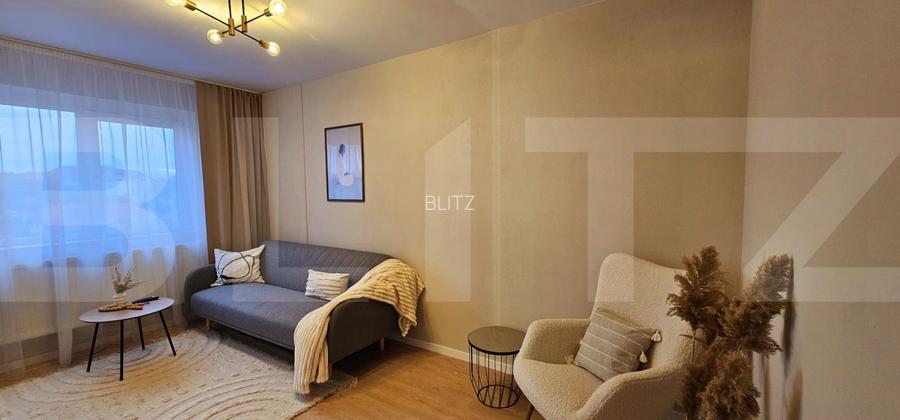 Garsonieră modernă de închiriat – 28 mp, etaj 3