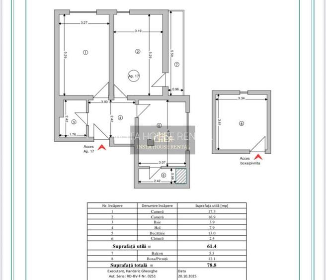 Apartament 67 mp Brasov Vechi PANORAMIC VIEW *IDEAL INVESTITIE* - 1