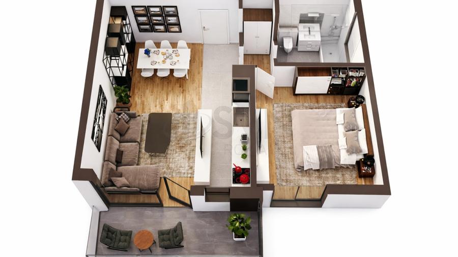 REA1027457 Apartament 2 camere Aviatiei