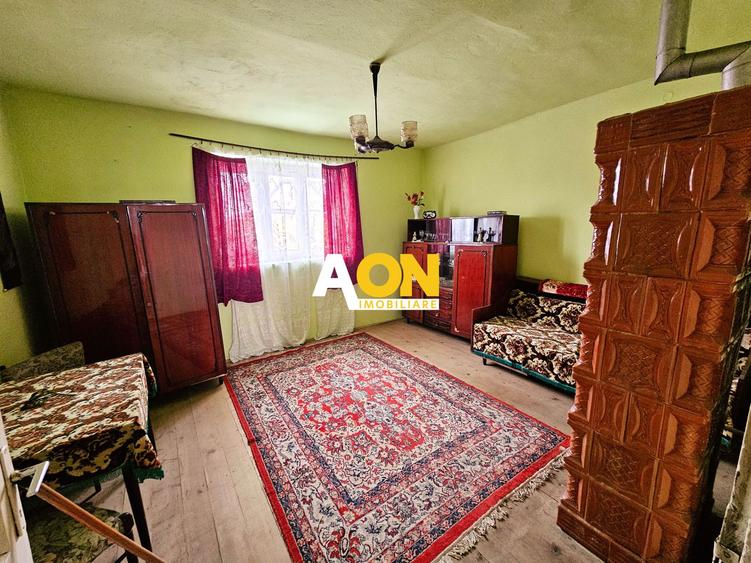 Casă traditională, 3 camere, 1766 mp teren, la asfalt, Vintu de Jos