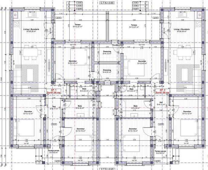 Duplex pe Parter. Compartimentare eficienta. Toate utilitatile.