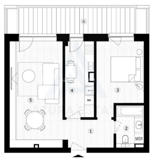 Apartament cu finisaje premium în Țiglari –vedere la lac-lift - 10