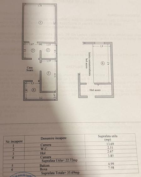 Două studiouri zona faleza Cazino investiție la cheie regim hotelier