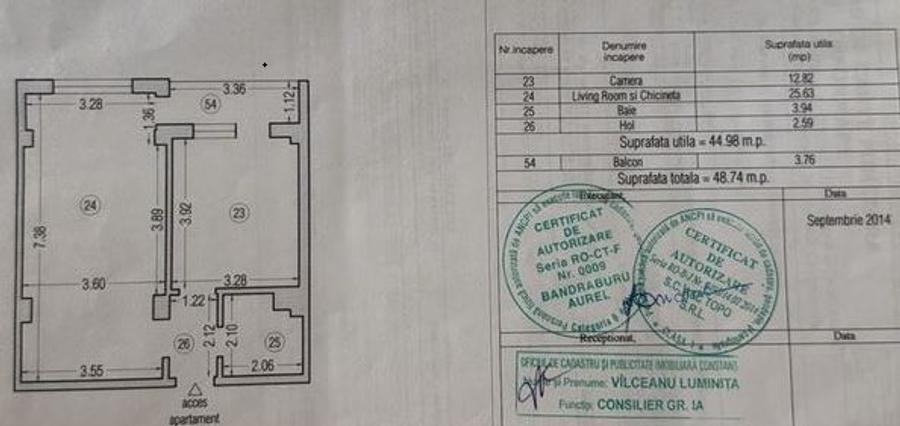 Apartament modern 2 camere Doraly