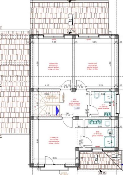 Duplex cu 4 camere despartit prin garaj Mosnita Noua - 3
