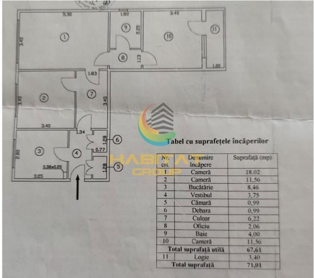 3 camere Brancoveanu Petrom mobilat utilat centrala termica