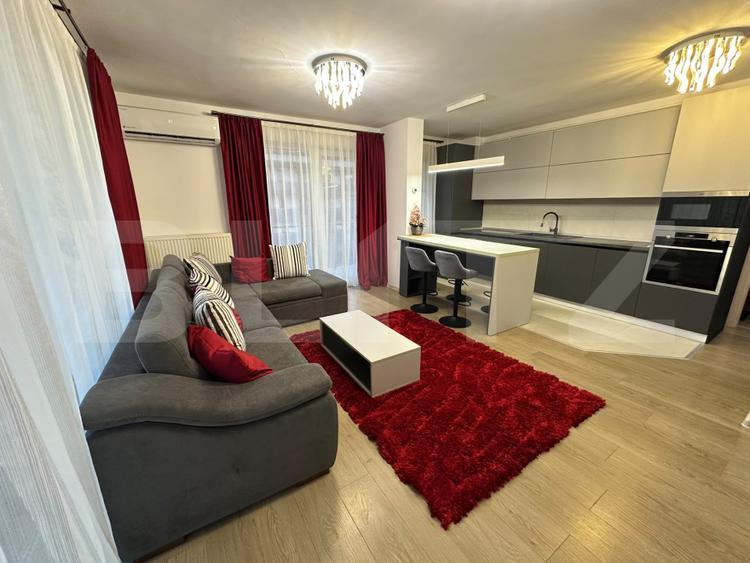 Apartament cu 3 camere, parcare, terasa, mobilat lux, Grand Park Residence
