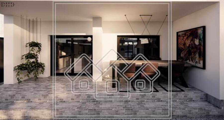 Casa individuala, teren 575 mp, predare la alb, Selimbar