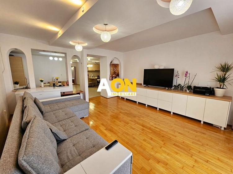 Apartament 3 camere, 105 mp utili, parțial mobilat, zona Gara
