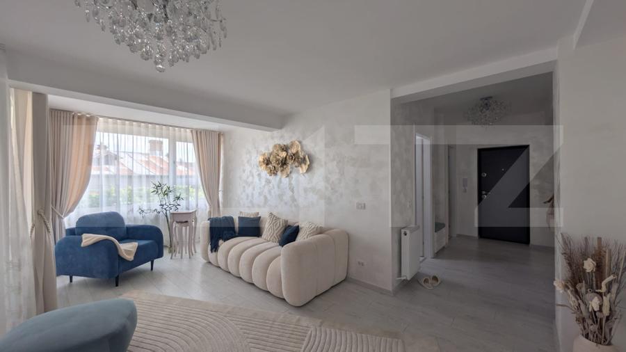 Apartament 3 camere, 66 mp, prima inchiriere, terasă 12 mp, zona Central