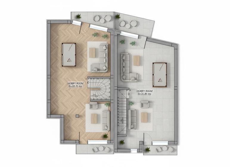 Otopeni – Vile individuale P+1+M | Design modern & clasic | Înaltă calitate