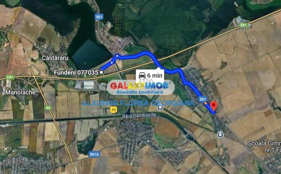 Vanzare teren 38.000 mp Tanganu Cernica ideal dezvoltare
