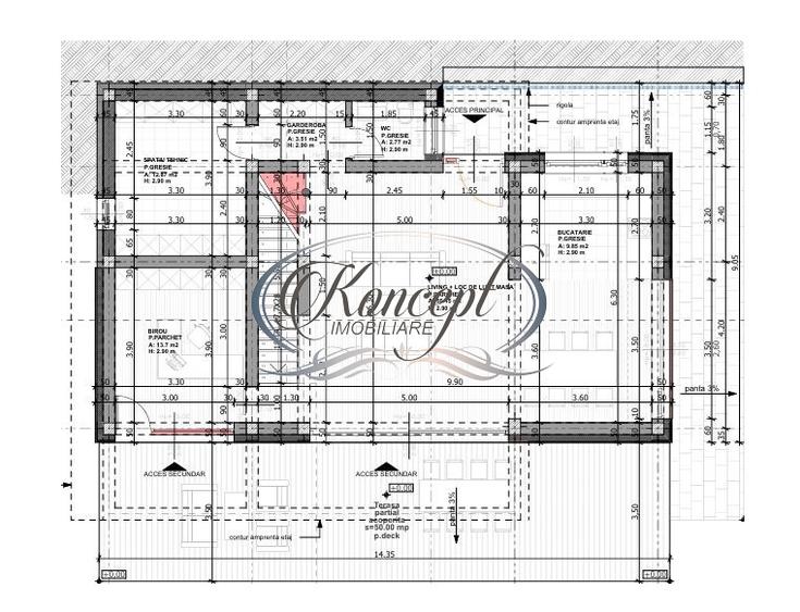 Casa moderna cu panorama spectaculoasa in Popesti Deal