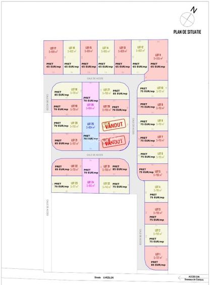 Loturi Teren Industrial Hale Bragadiru – 700m de Centura București - 65EUR/mp - 4