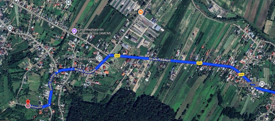 De vanzare teren intravilan 8,000 mp Garlenii de Sus / Bacau