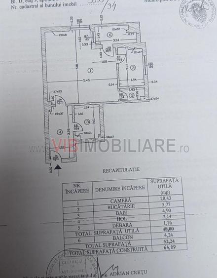 Piata Alba Iulia - Mall Vitan - Garsoniera mobilata - SUT 53MP