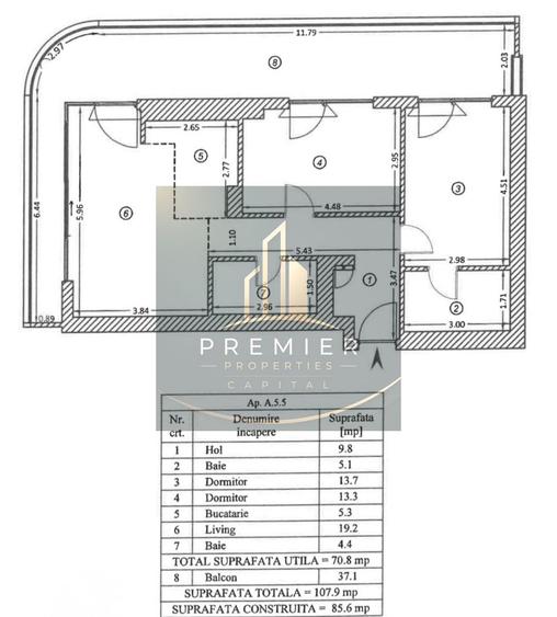 Apartament 3 camere Yach Kid De Vanzare Zona Premium Bucuresti